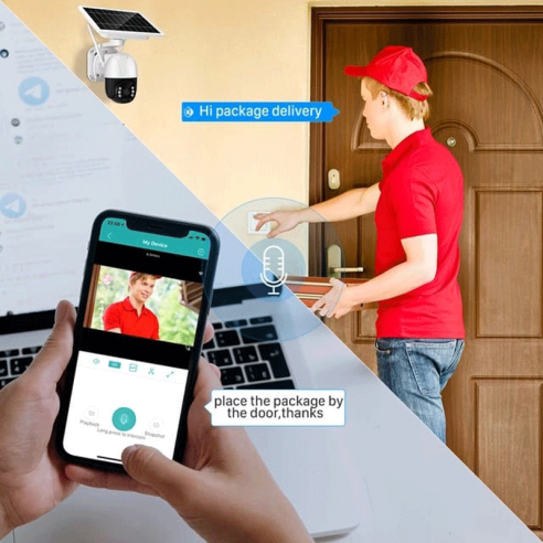 Cámara solar Wifi para exteriores