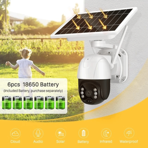 Cámara solar Wifi para exteriores