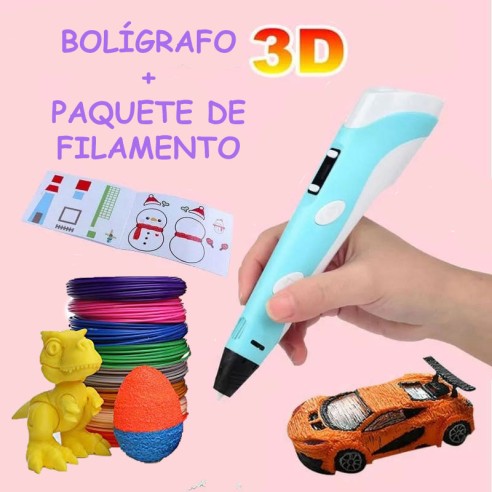 Bolígrafo 3D con pantalla LED