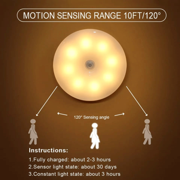 Luz con Sensor de Movimiento (Pack de 2)