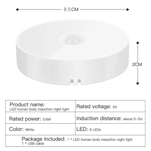 Luz con Sensor de Movimiento (Pack de 2)