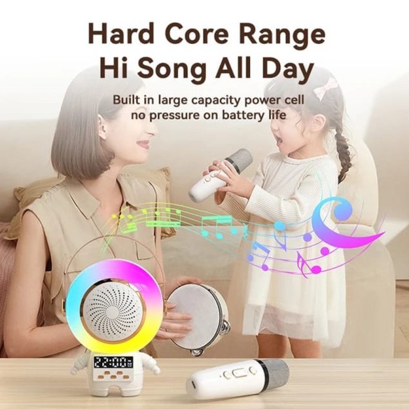 Altavoz astronauta con doble micrófono