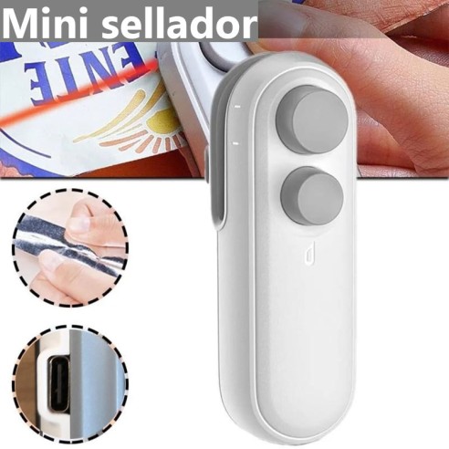 Mini sellador térmico 2 en 1