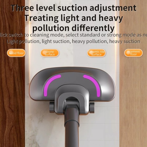 Aspiradora Portátil con Potente Succión y Filtro HEPA