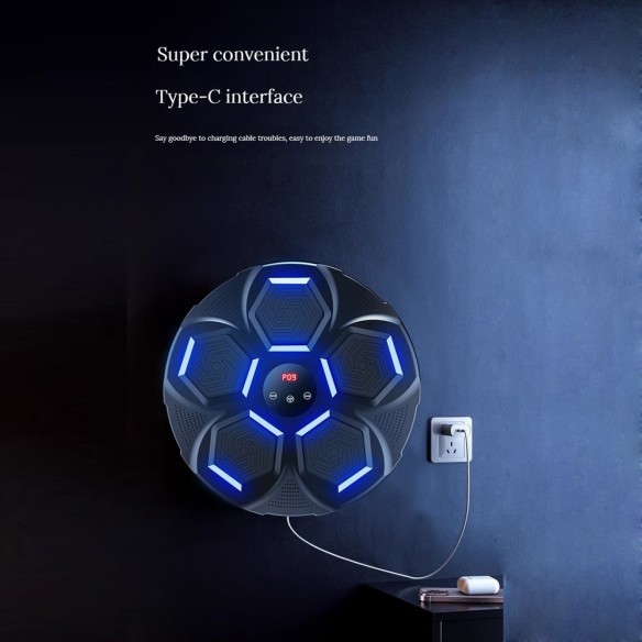 Máquina de boxeo musical con guantes