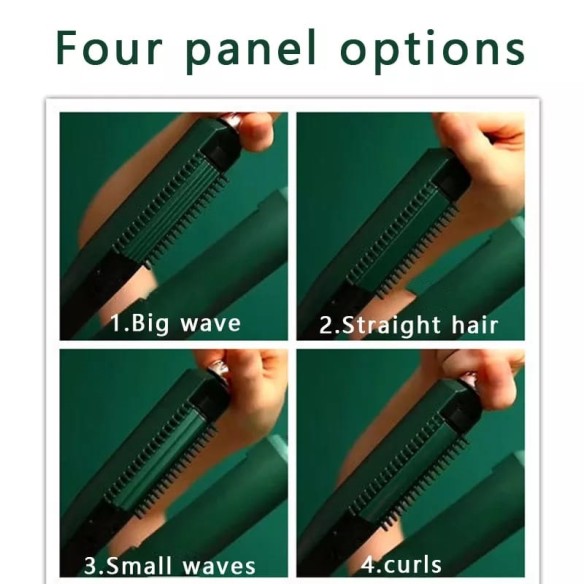 Plancha de pelo multifunción 4 en 1