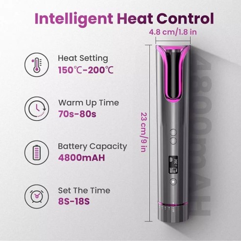 Rizador de pelo con giro automático