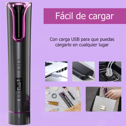 Rizador de pelo con giro automático