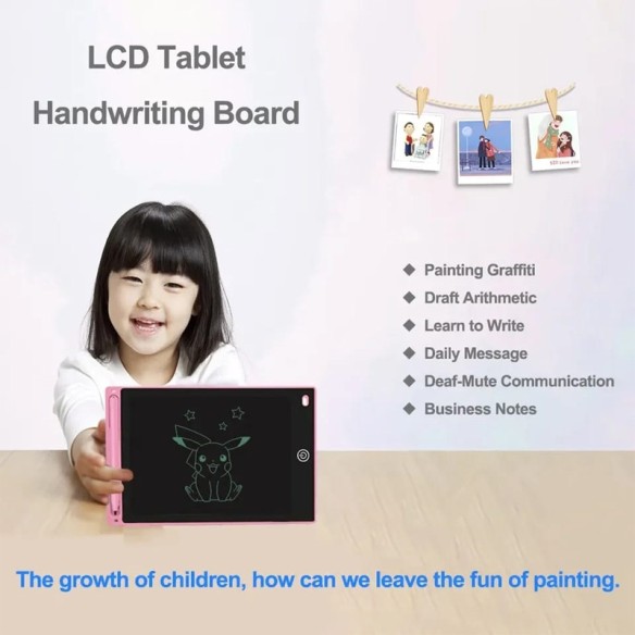 Pizarra de escritura LCD para niños