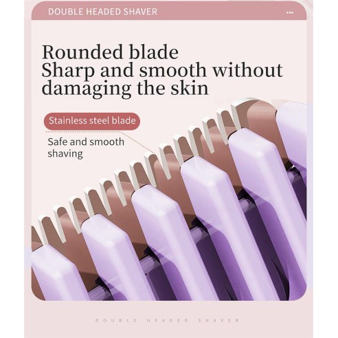 Depiladora con doble cabezal