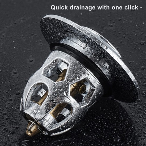 Tapón de drenaje para lavabo-(Pack de...