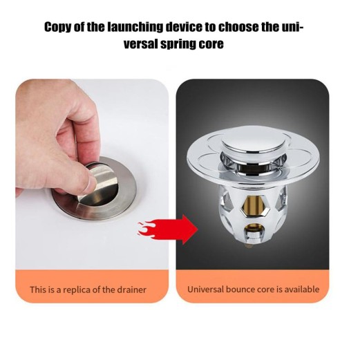 Tapón de drenaje para lavabo-(Pack de...