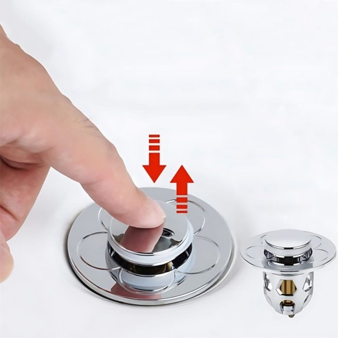 Tapón de drenaje para lavabo-(Pack de...