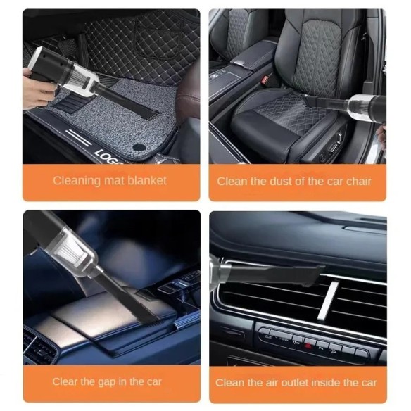 Aspirador de mano inalámbrico para el coche