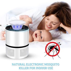 Lámpara mata mosquitos...