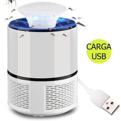 Lámpara mata mosquitos color blanco