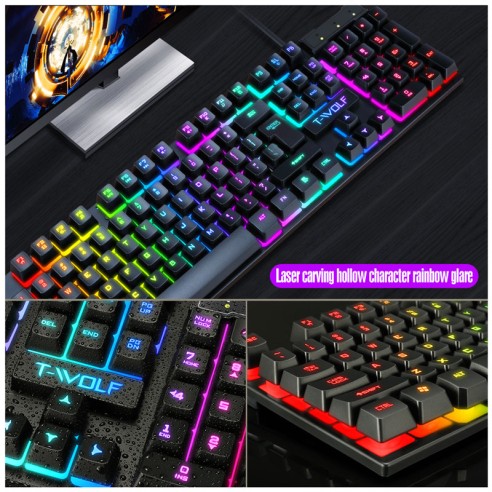 Set teclado y ratón gaming