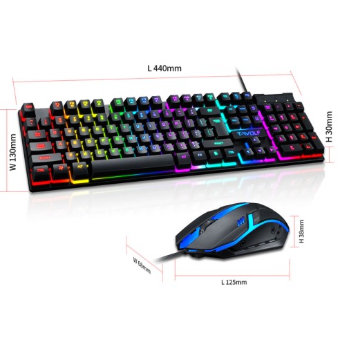 Set teclado y ratón gaming