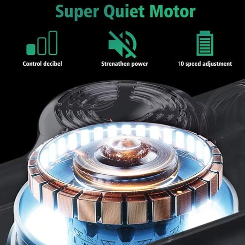 Mini Pistola de masaje con boton...