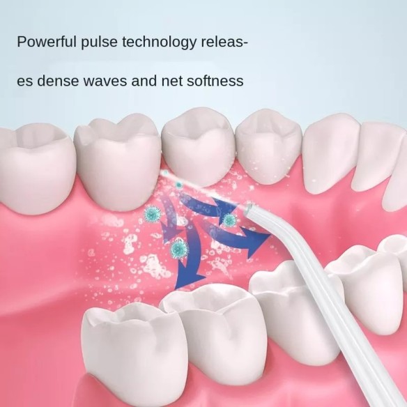 Irrigador Oral recargable por USB con 4 boquillas