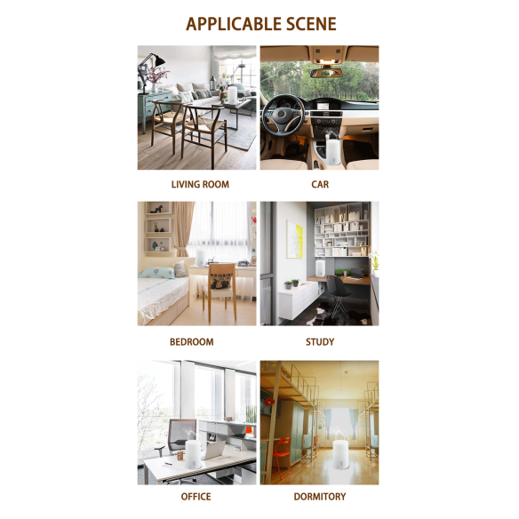 Difusor de aroma ultrasónico - 125 ml