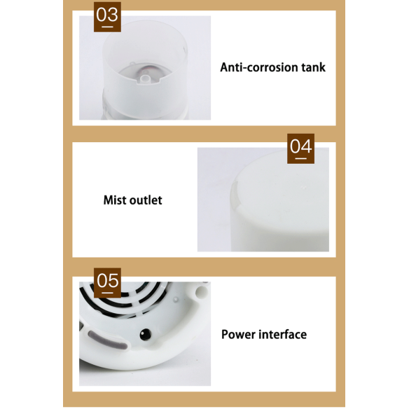 Difusor de aroma ultrasónico - 125 ml