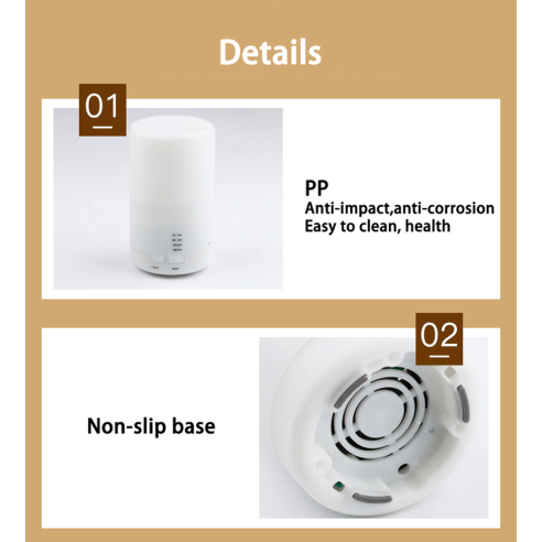 Difusor de aroma ultrasónico - 125 ml Difusor de aroma ultrasónico - 125 ml