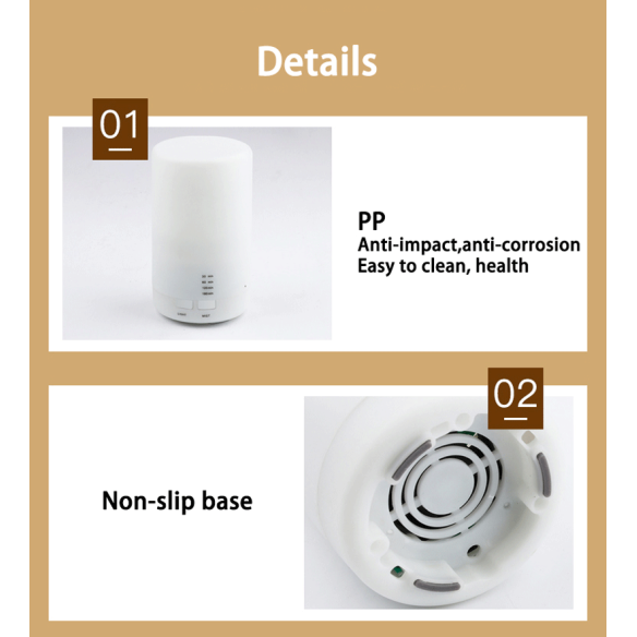 Difusor de aroma ultrasónico - 125 ml