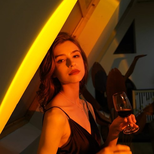 Luz atardecer roja (sin trípode)