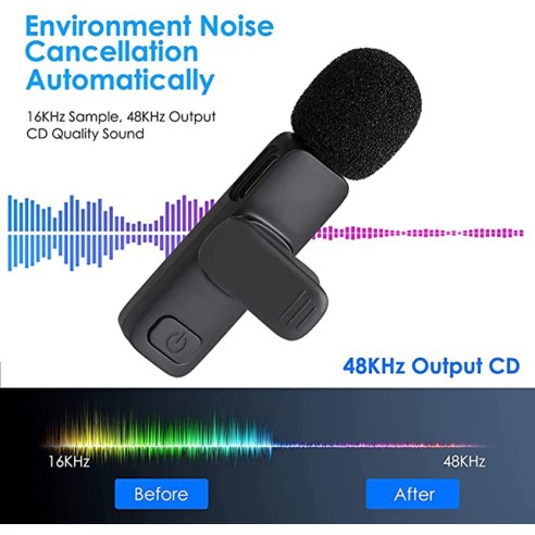 Mini micrófono inalámbrico